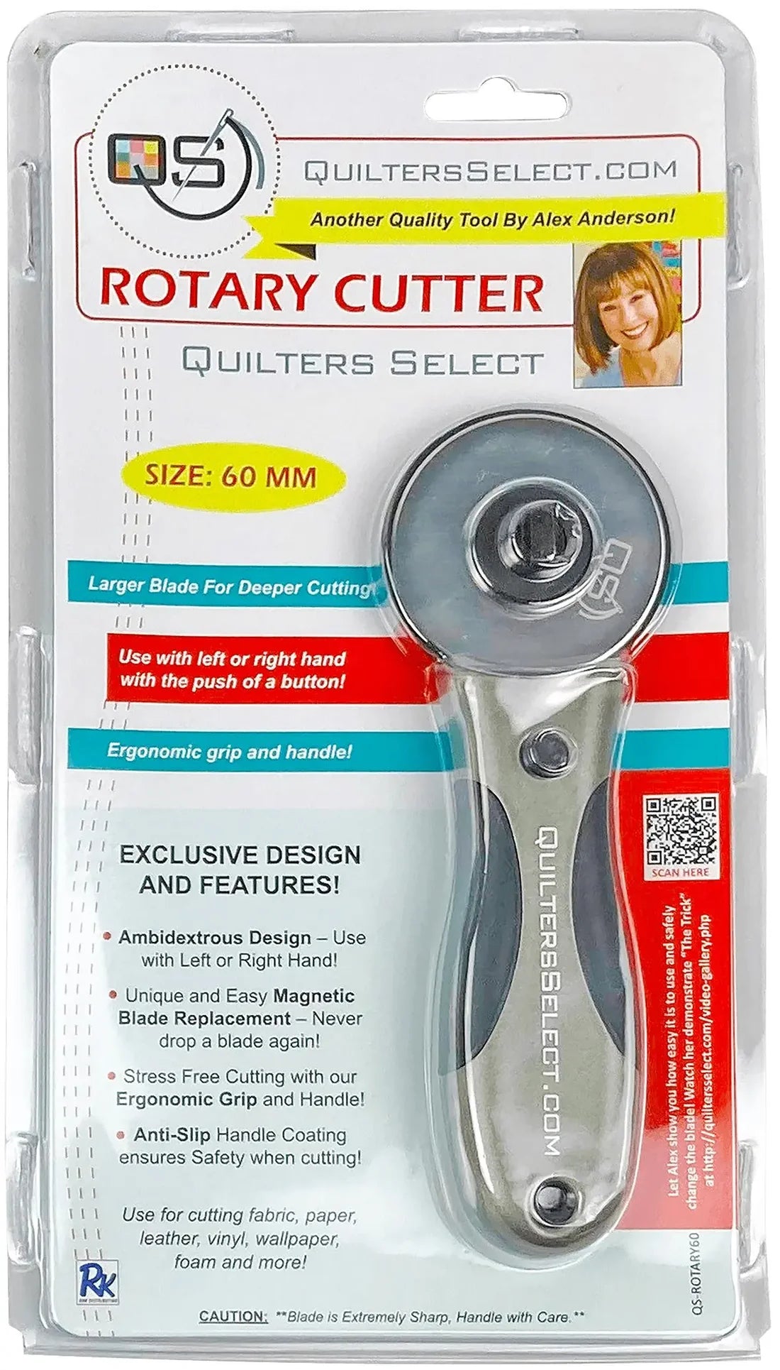 Quilters Select QS-ROTARY60 60mm Rotary Cutter