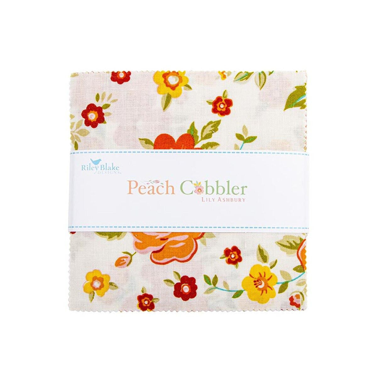 Peach Cobbler 5" Stacker (Charm Pack) Lily Asbury Riley Blake