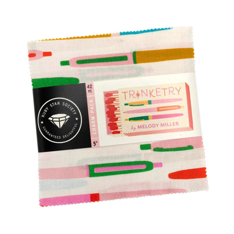Trinketry 5" Charm Pack Melody Miller Ruby Star Society