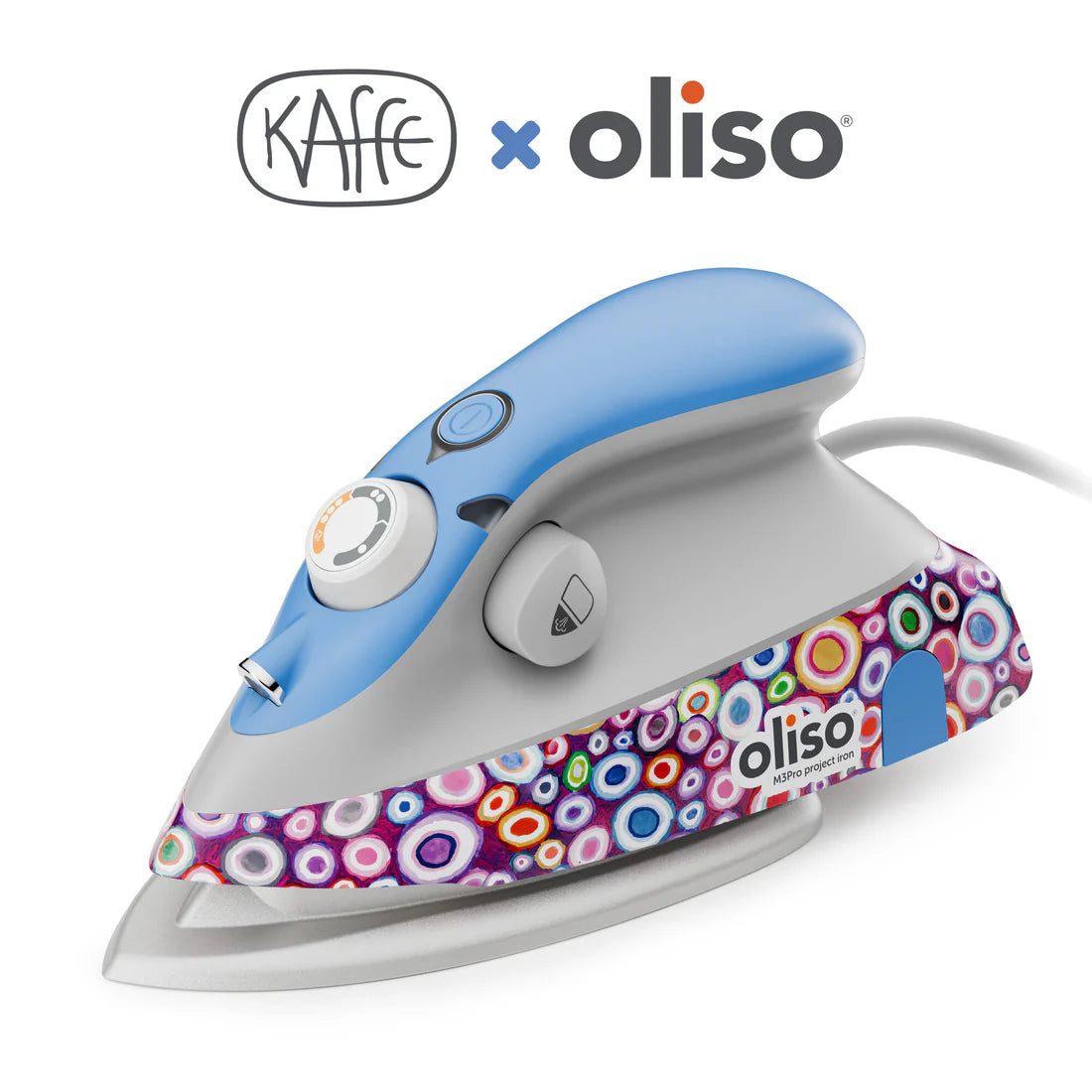 Oliso Mini Iron With Trivet Kaffe Fassett # M3PRO-KAFFE