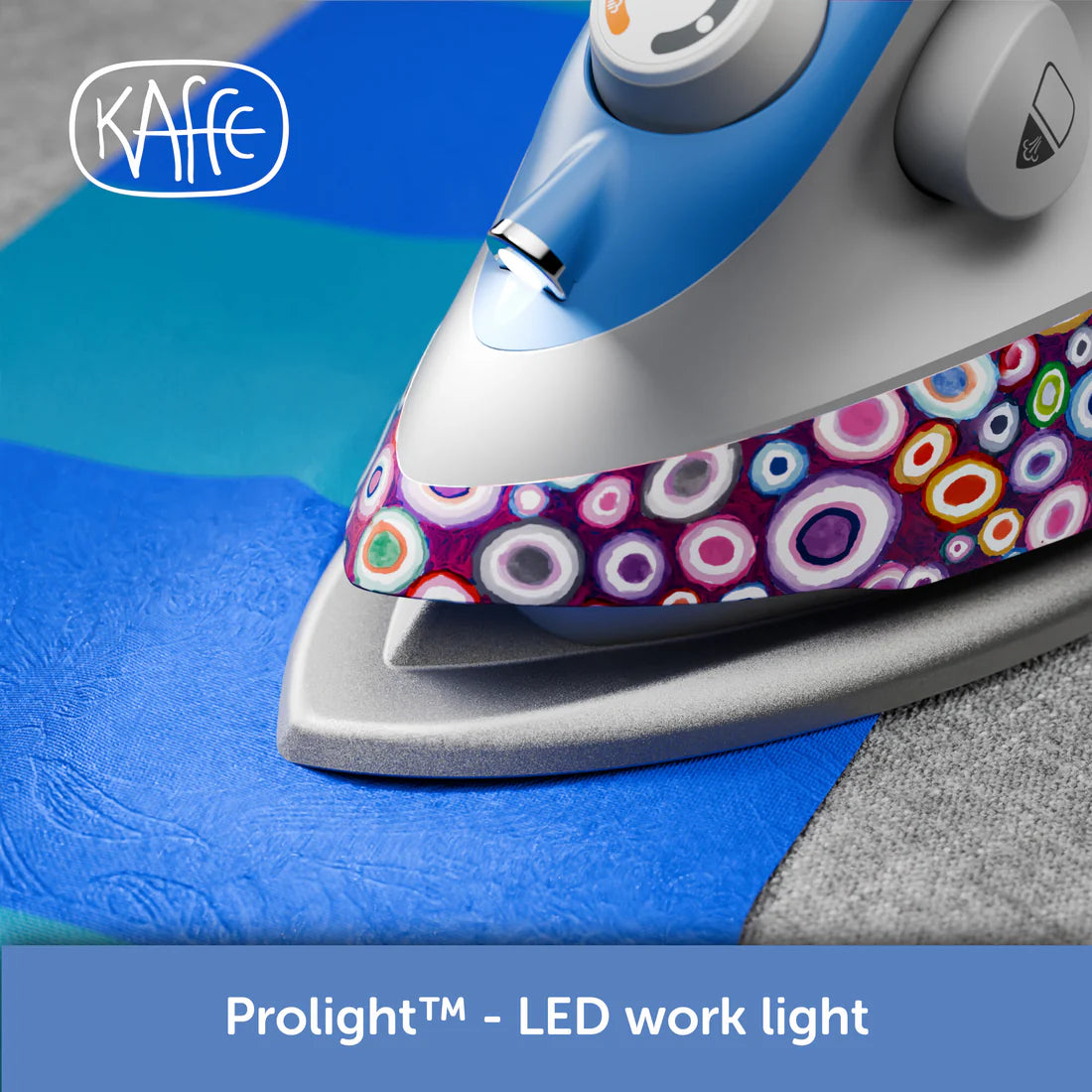 Oliso Mini Iron With Trivet Kaffe Fassett # M3PRO-KAFFE