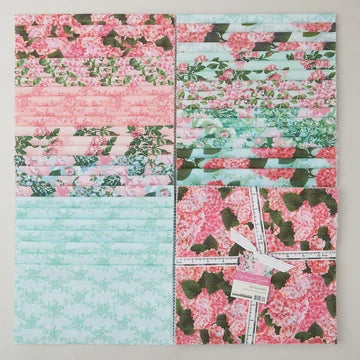Hydrangea Gazebo Favorites 10" Squares Layer Cake TEN-1477-42 Robert Kaufman