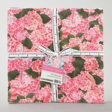 Hydrangea Gazebo Favorites 10" Squares Layer Cake TEN-1477-42 Robert Kaufman