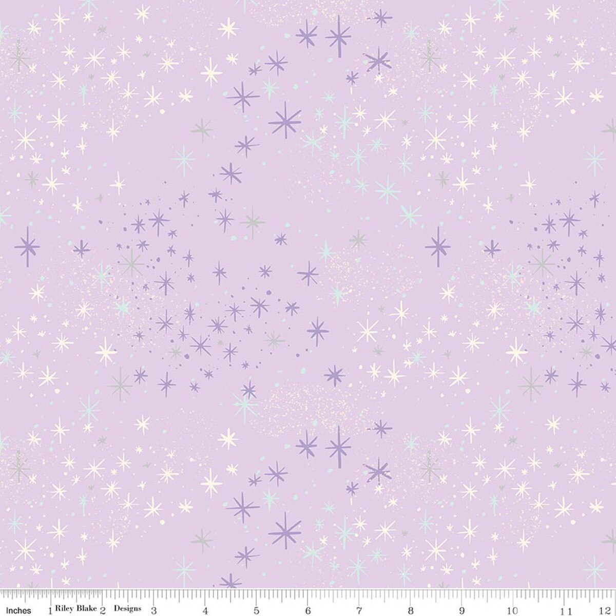 Wishes SC18076-­VANITY Magic Sparkle Jill Howarth Riley Blake Half Yard