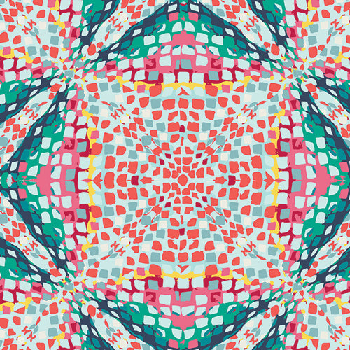 KALEIDOSCOPE POOLSIDE SUN KISSED MAUREEN CRACKNELL ART GALLERY FABRICS SKS-84302 HALF YARD