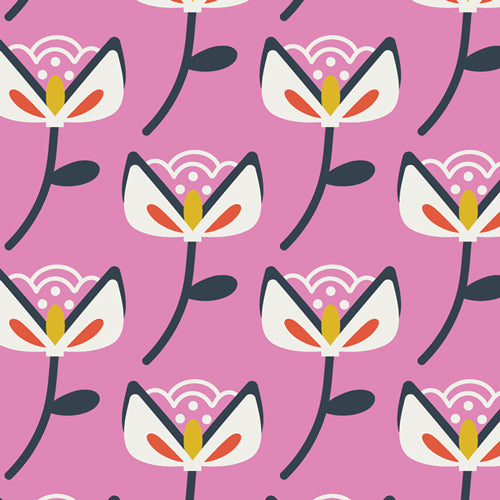 BUNGALOW BLOOM SUNRISE SUMMER SIDE DANA WILLARD ART GALLERY FABRICS SMS-73200 HALF YARD