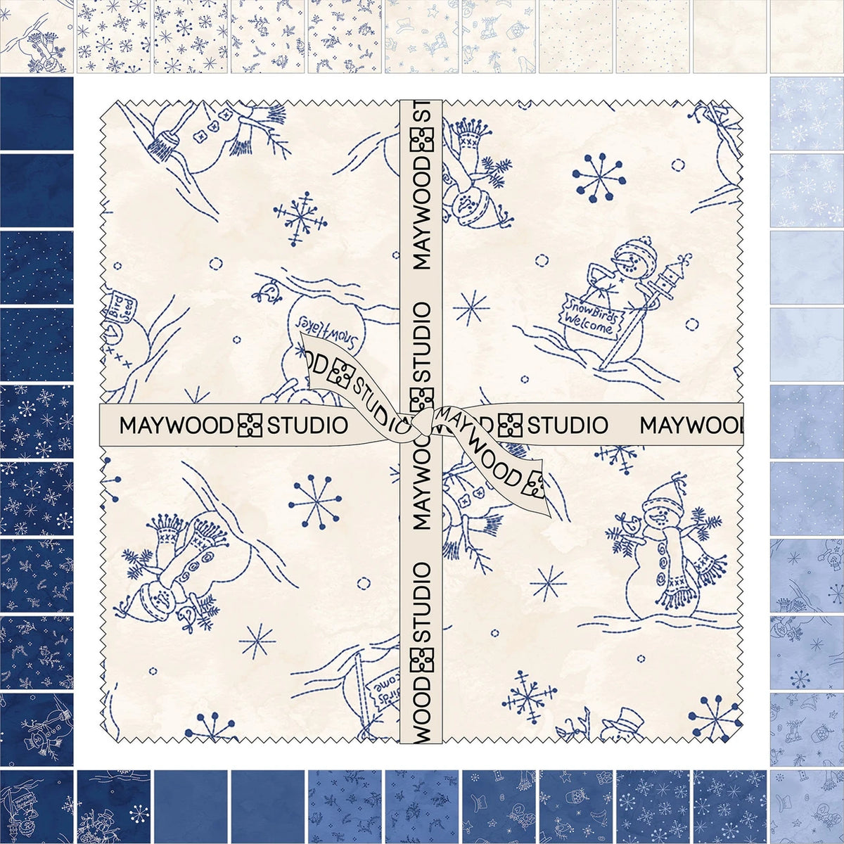 Frosty Friends 10" Squares SQ-MASFRFR Robin Kingsley Maywood
