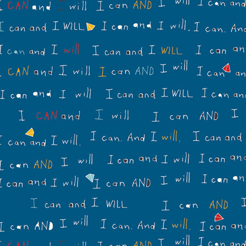 THE MOTTO HIGHLIGHTED SISU ART GALLERY FABRICS AFG SSU10057 HALF YARD