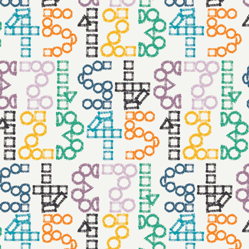 COUNTDOWN AND POW! SISU! ART GALLERY FABRIC AGF  SSU20059 HALF YARD