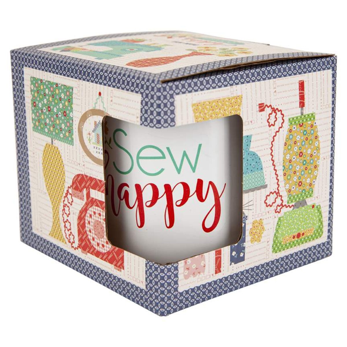 Lori Holt Vintage Happy 2 Enamel Tin Mug ST-14746 Riley Blake
