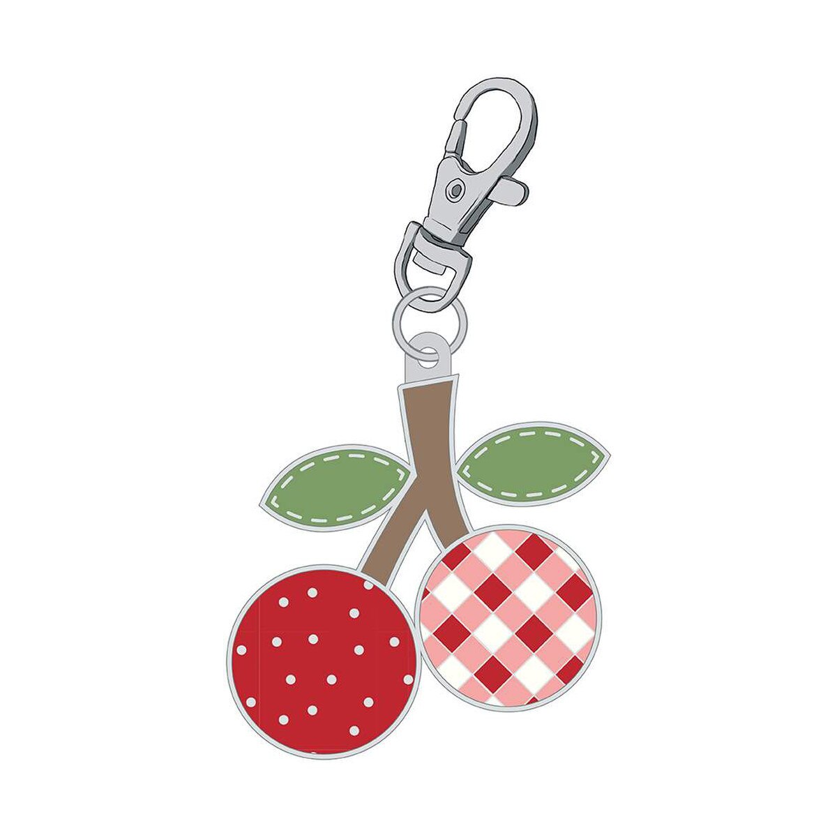 Lori Holt Enamel Happy Charm™ Cherries Riley Blake ST-28242