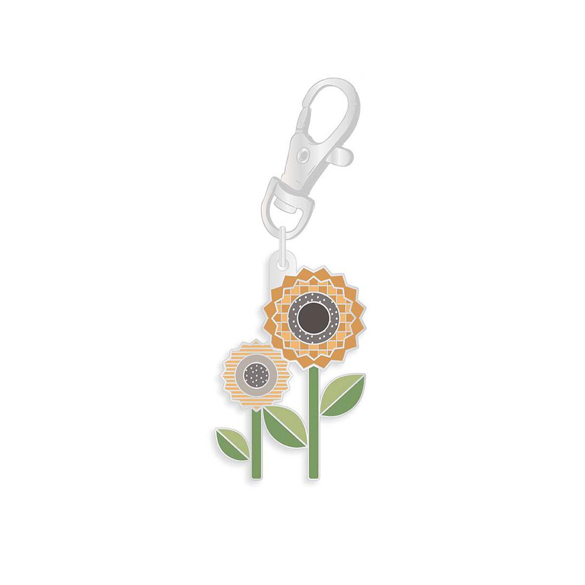 Sunflower Enamel Happy Charm Lori Holt of Bee in my Bonnet #ST-34994