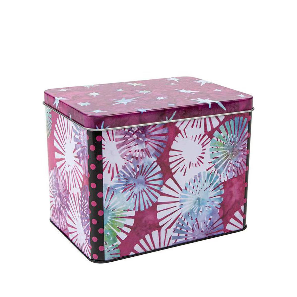 Riley Blake ST-40318 Villa Rosa Bedazzled Pattern Storage Tin
