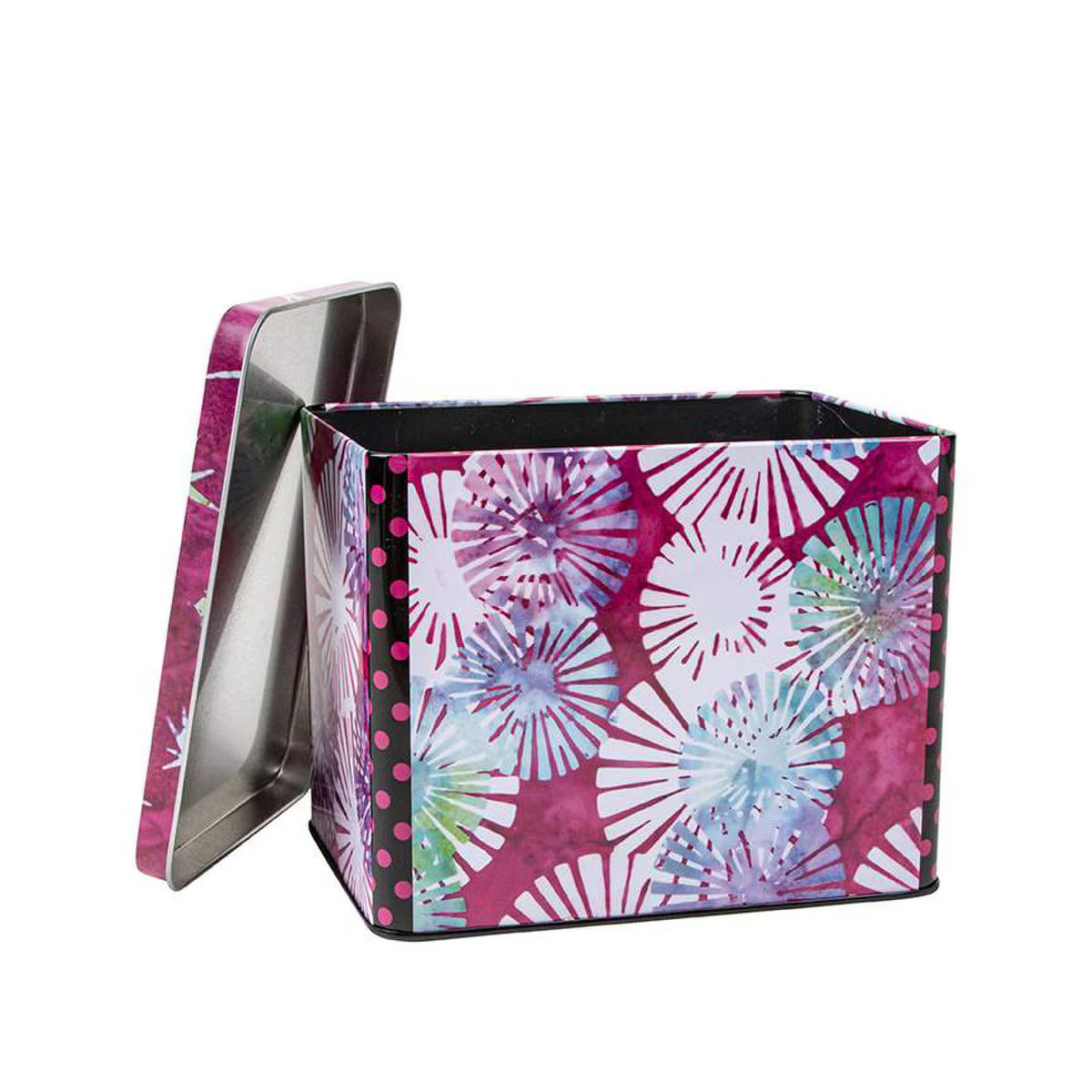 Riley Blake ST-40318 Villa Rosa Bedazzled Pattern Storage Tin