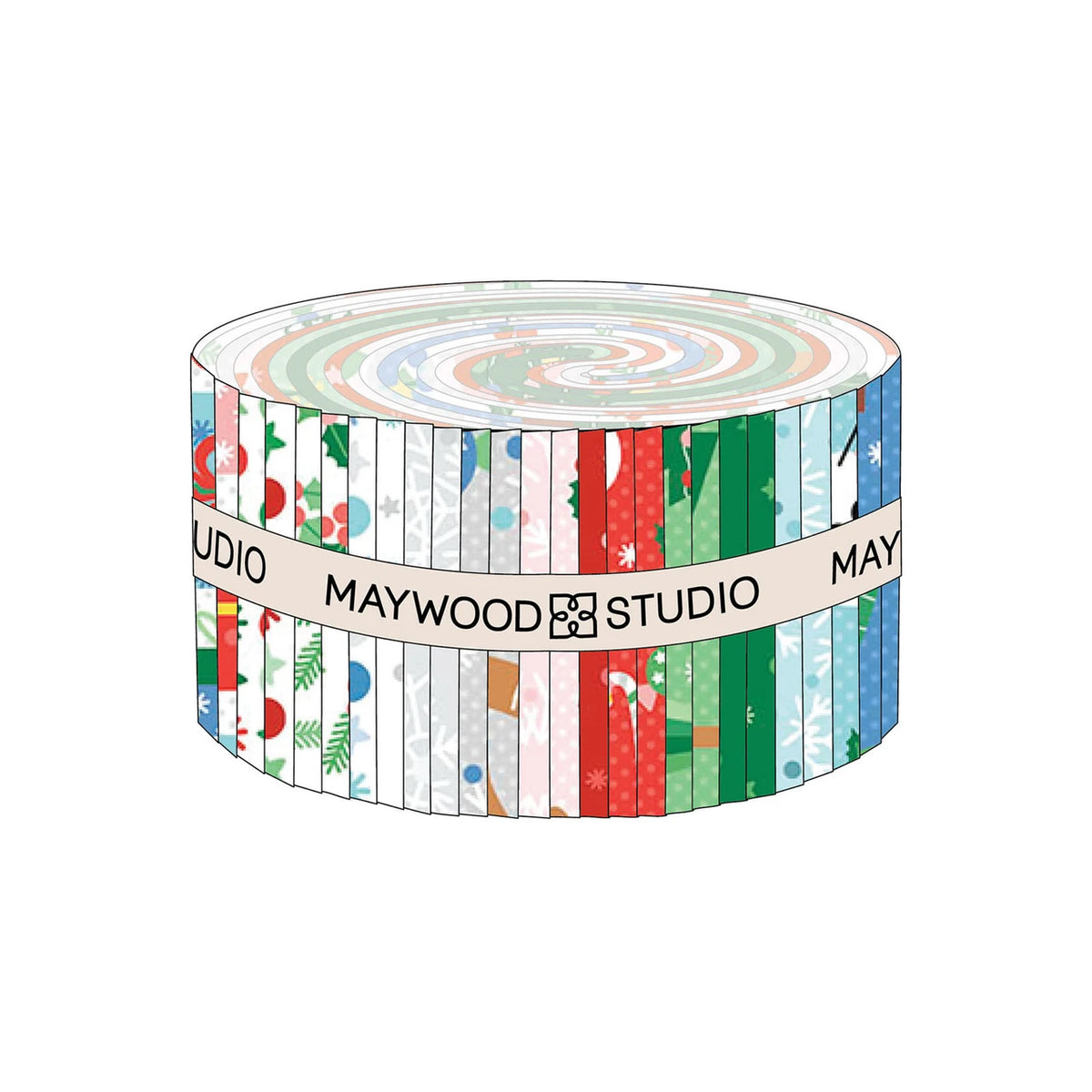 Christmas Break 2.5" Strips ST-MASCHBR Maywood Studio