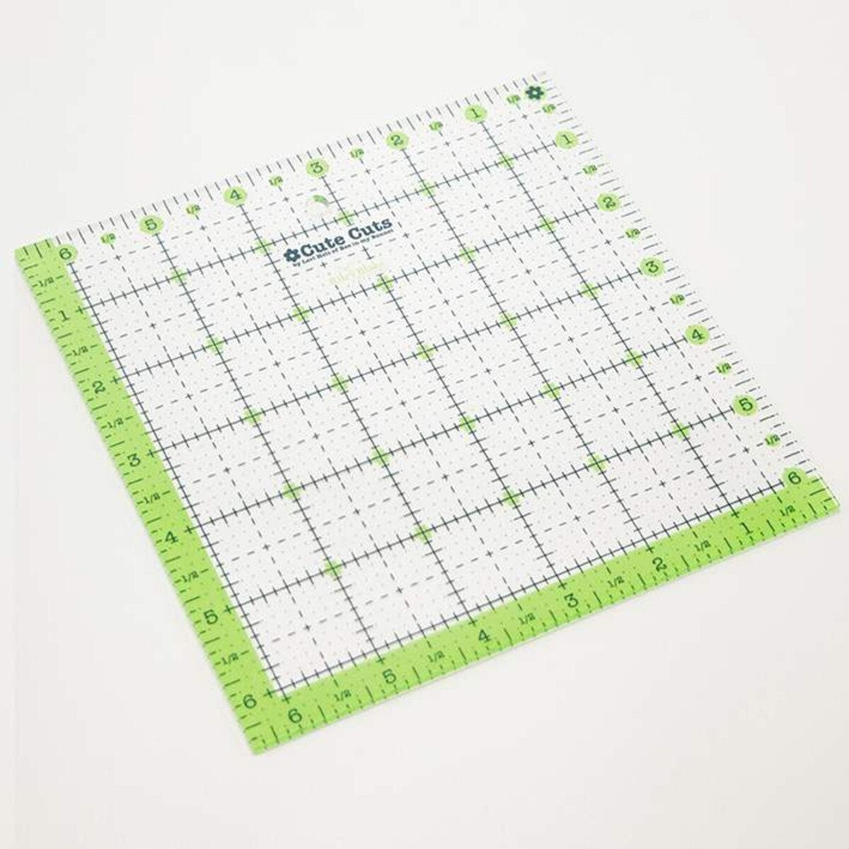 Lori Holt STCC-5538 Cute Cuts™ Ruler 6 1/2" x 6 1/2" Riley Blake