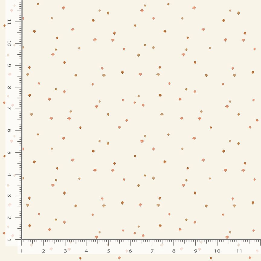 Timber & Tail STELLA-D3855 CREAM Shroom Dear Stella Half Yard