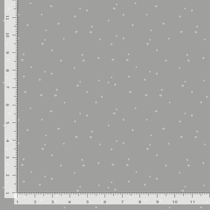 Timber & Tail STELLA-D3855 STEEL Shroom Dear Stella Half Yard