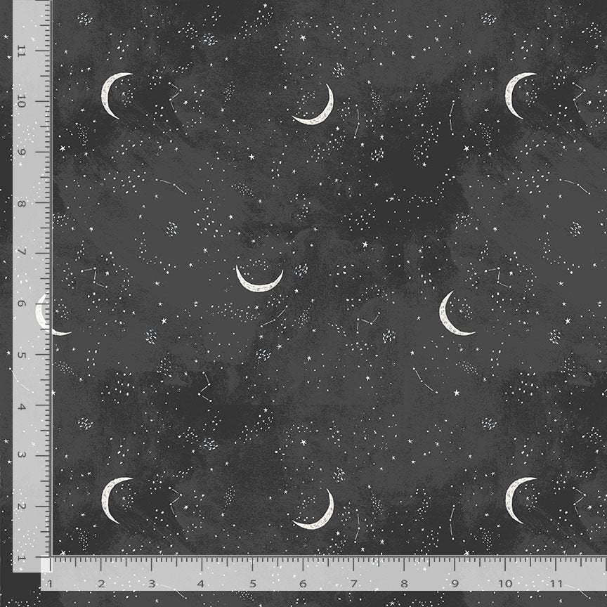 Timber & Tail STELLA-D3860 CHARCOAL Velvet Sky Dear Stella Half Yard