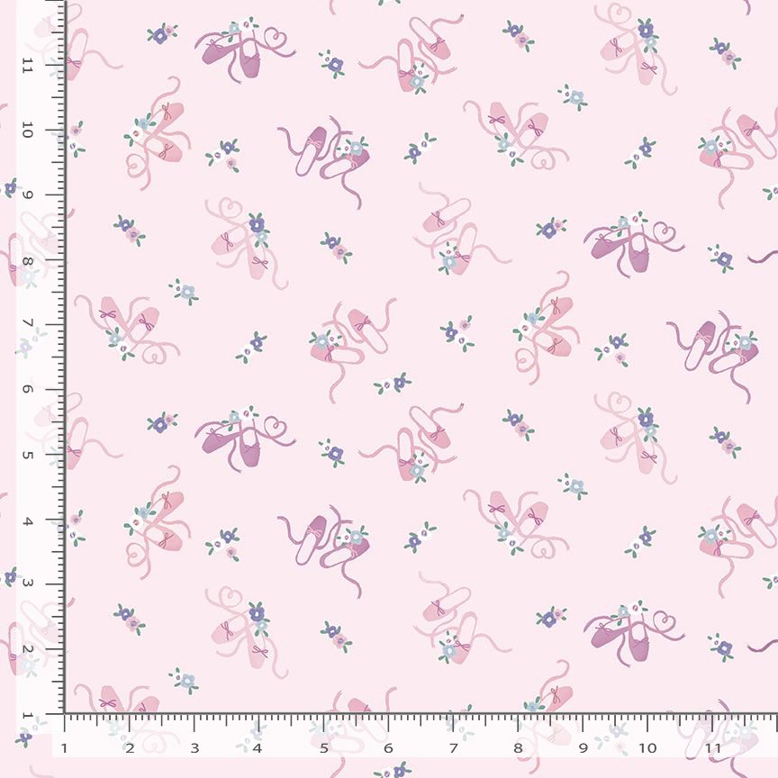 Madame Butterfly STELLA-D3910 BLUSH On Pointe Dear Stella Half Yard
