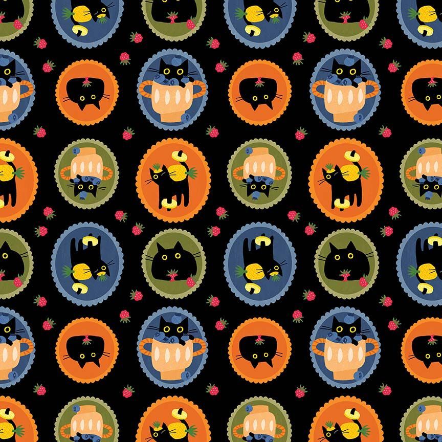 Leezaworks Purrfect Pawfait STELLA-DLW3579 Oil Dear Stella Half Yard