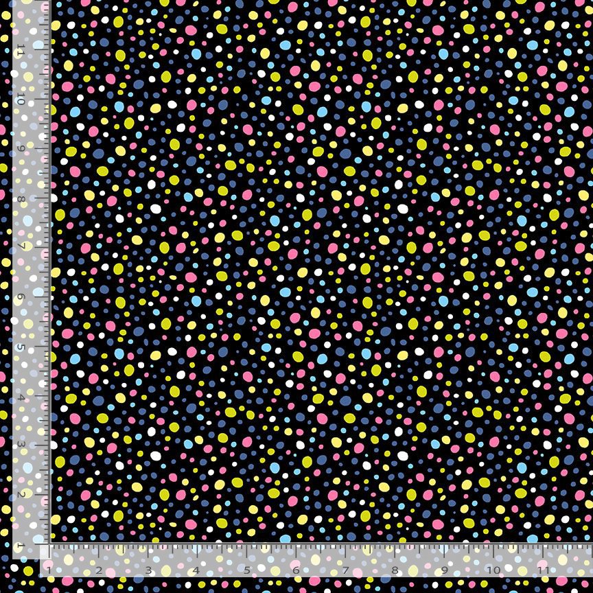 Scoops N’ Boops STELLA-DLW3895 BLACK Bean Freeze Dear Stella Half Yard