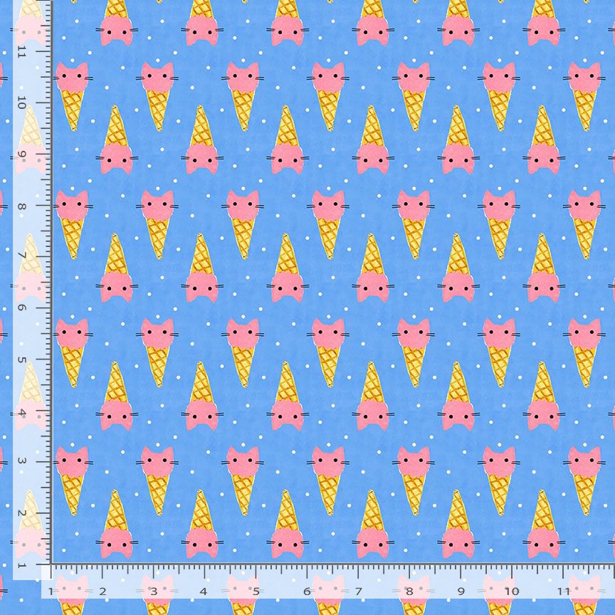 Scoops N’ Boops STELLA-DLW3900 DRESDEN Frosty Paws Dear Stella Half Yard