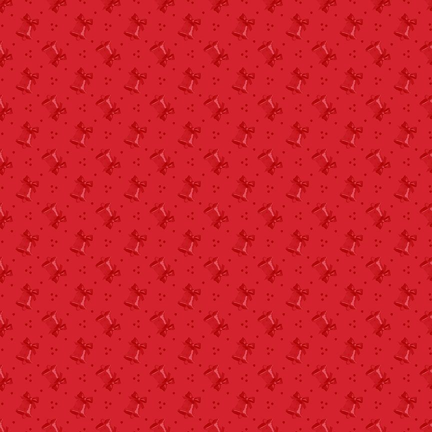 Catmas Carols Silver Bells Candy Pammie Jane Dear Stella STELLA-DPJ3556 CANDY Half Yard