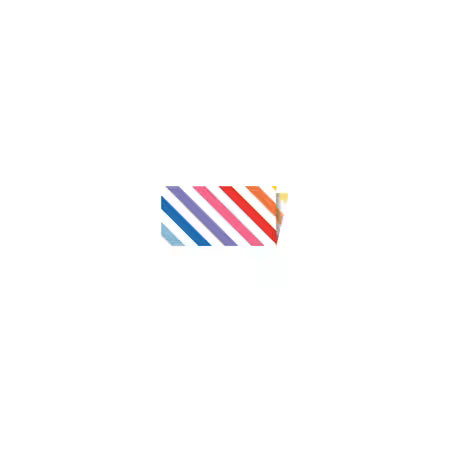 Riley Blake STSFB­-48810 Single-Fold Quilt Binding 1/8" Stripe Rainbow Yard