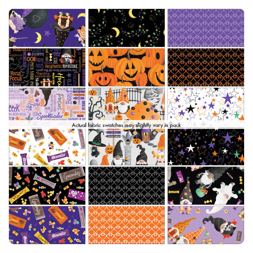 Spooktacular Gnomes 10" Layer Cake By Andi Metz Benartex