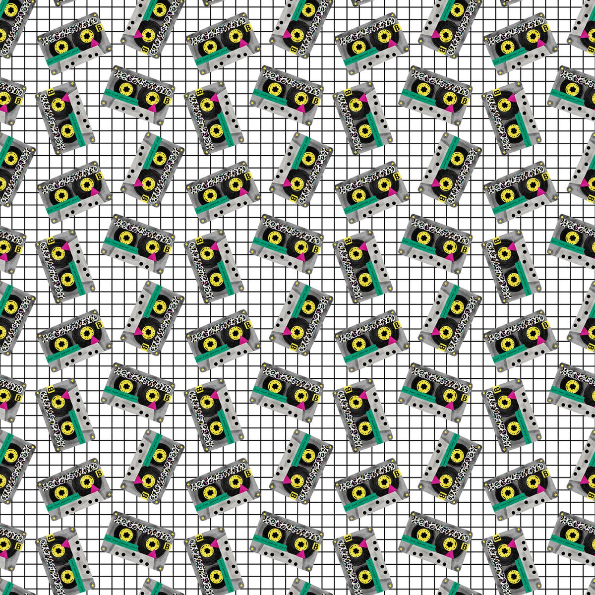 Mix Tape B-Sides STELLA-DPJ3232 Pammie Jane Half Yard