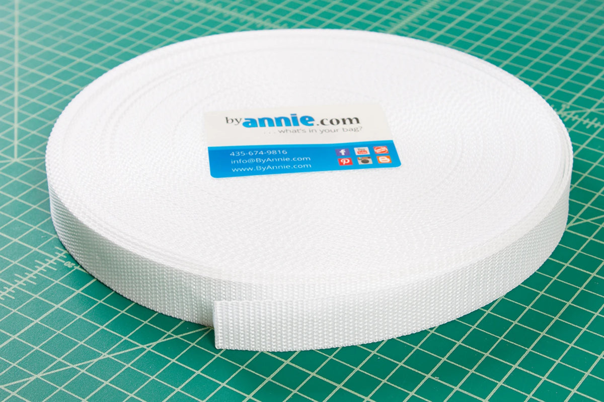 Strapping 1in White 50 yards - SUP1641W50YD