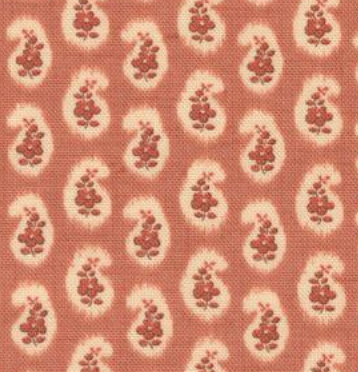 Le Jardin Rouge Clay 36157 12 Moda Half Yard