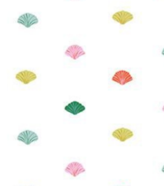Sea Shells STELLA-DFG3404 Dear Stella Half Yard