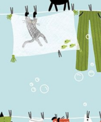 Hanging Out STELLA-DLW3261 Dear Stella Half Yard