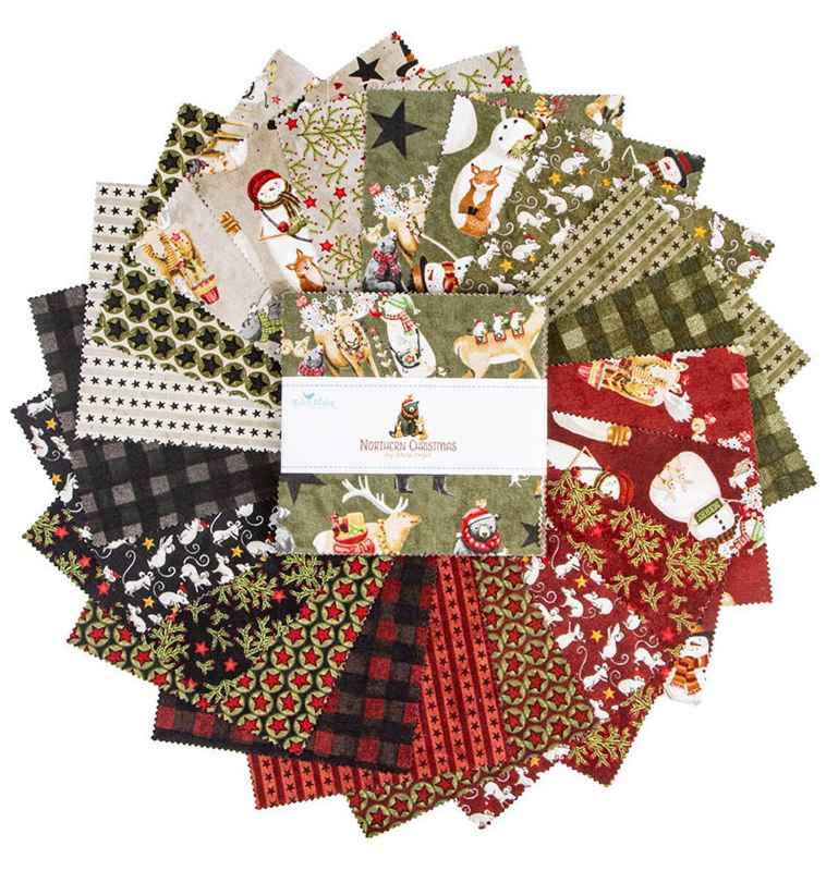 Northern Christmas C17830-NEUTRAL Riley Blake Half Yard