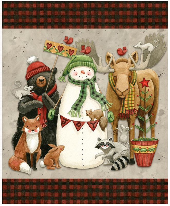 Northern Christmas Panel P17837-PANEL Riley Blake Panel Each