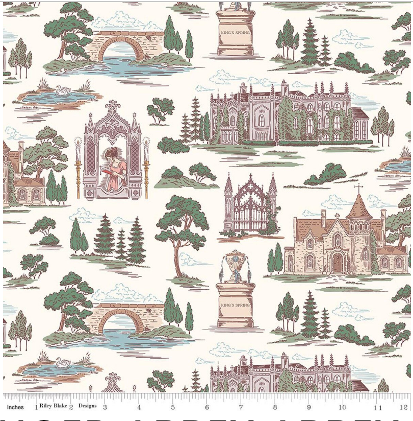 Northanger Abbey C17894-CLOUD Riley Blake Half Yard