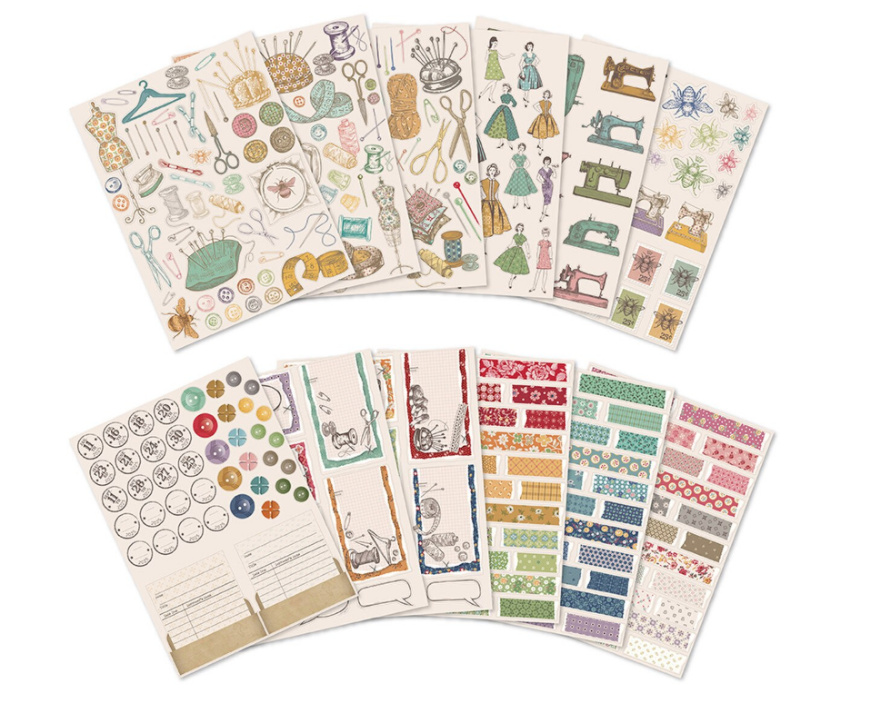 The Sew & Stitch Sticker Set2 ST-41236 Riley Blake