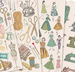 The Sew & Stitch Sticker Set2 ST-41236 Riley Blake