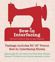 Lori Holt ST-34006 Sew-in Interfacing 14" x 14" squares Riley Blake