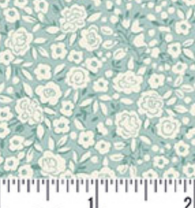 Petite Fleur MU-182-T Blossom Teal Andover Half Yard