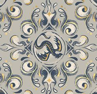 Fireglow Metallic RS2136 13M Oyster Moda Half Yard - PREORDER