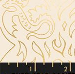 Fireglow Metallic RS2137 11M Shell Moda Ruby Star Fabrics Half Yard - PREORDER
