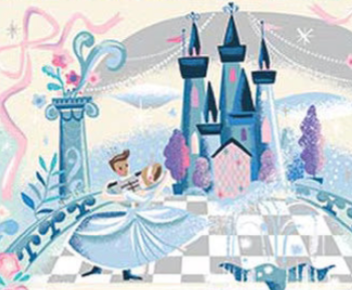 Wishes Cinderella's Carriage Quilt Kit KT-­18070 Jilly Howarth Riley Blake