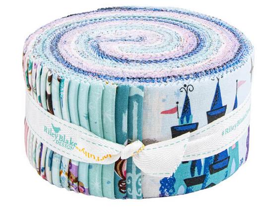 Wishes 2.5" Rolie Polie Jelly Roll RP­-18070-­40 Jilly Howarth Riley Blake