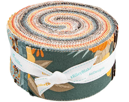 Secret Garden 2.5" Rolie Polie Jelly Roll RP­-18040­-40 Riley Blake