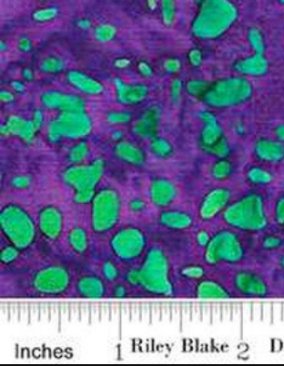 Batiks Basics Terrazzo Mardi Gras BT21800-175 Riley Blake Half Yard