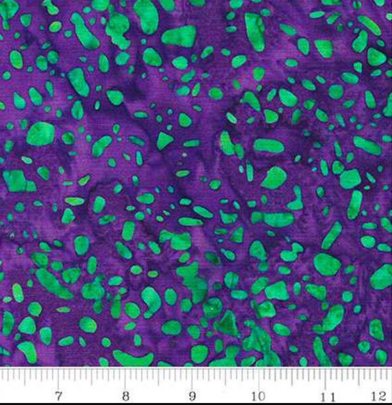 Batiks Basics Terrazzo Mardi Gras BT21800-175 Riley Blake Half Yard