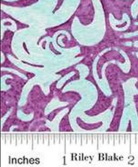 Batiks Elementals Twirl & Swirl Wisteria Skye BT21900-181 Riley Blake Half Yard